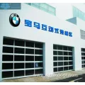 Modern Vehicle Store Clear Glass Overhead Garage Door